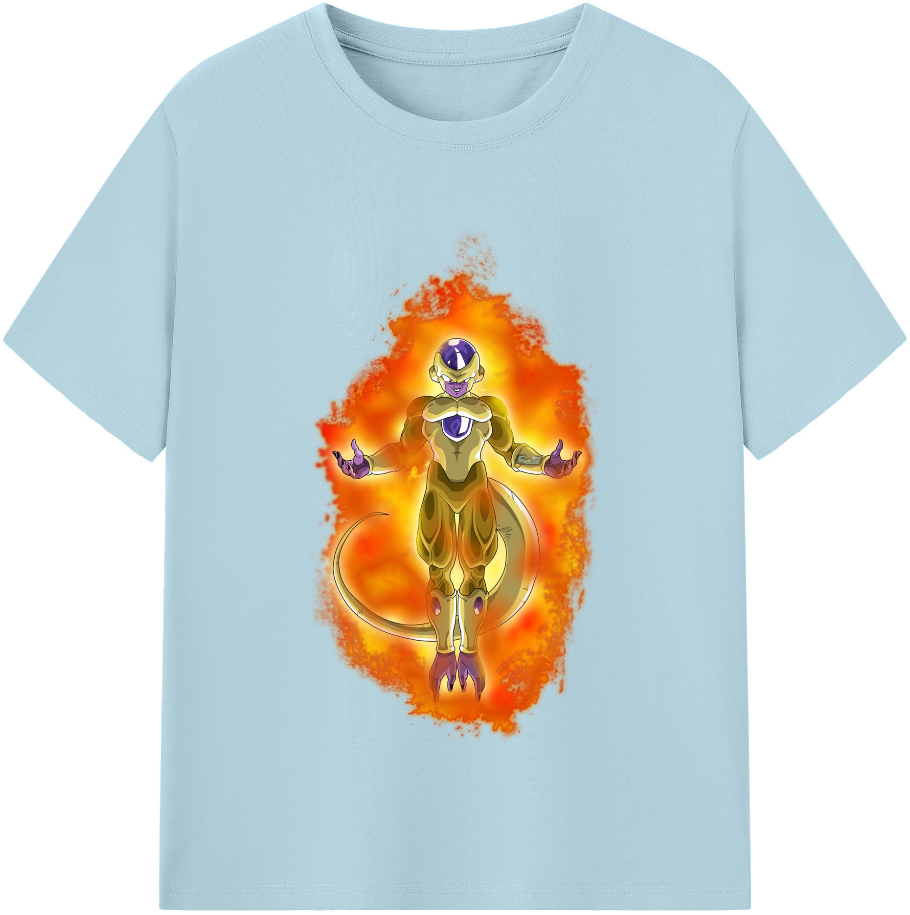 （画像用） ドラゴンボール フリーザ DRAGON BALL Frieza 綿100％半袖Tシャツ（フロントプリント）